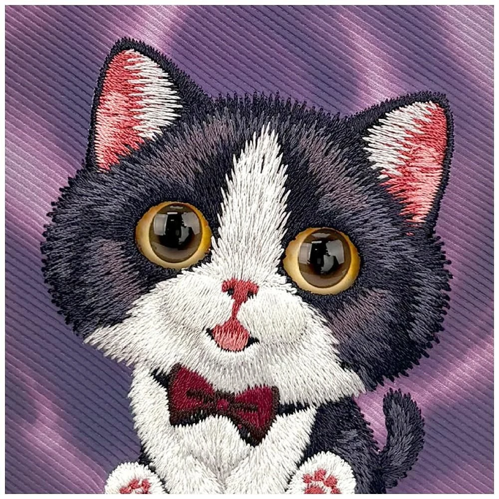 NIMMY case BIG EYED CREAM CAT for IPHONE 18 Pro Max/17 Pro Max purple