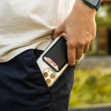 MagSafe Peněženka s Lokátorem a podporou Find My FIXED MagWallet, bezdrátové nabíjení, černá