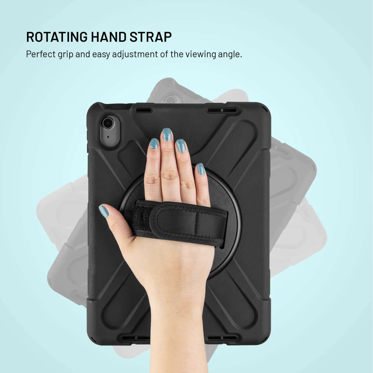 Odolné pouzdro se stojánkem FIXED Rugged Tab Case pro Samsung Galaxy Tab A11+, černá