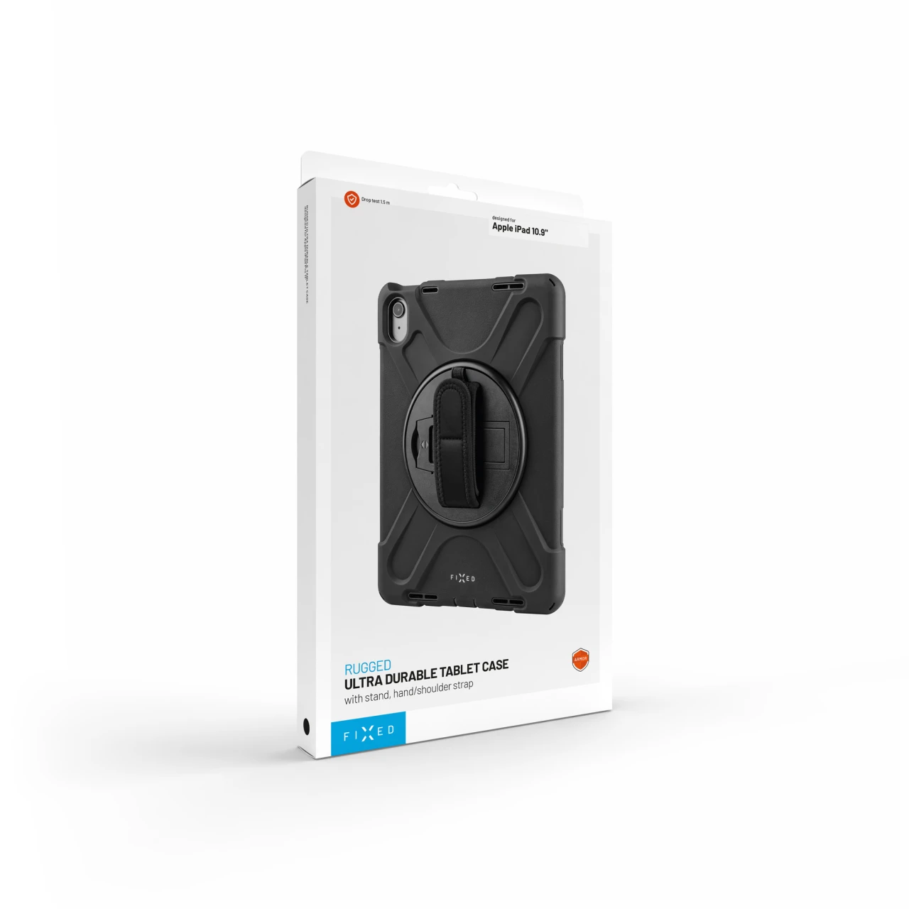 Odolné pouzdro se stojánkem FIXED Rugged Tab Case pro Samsung Galaxy Tab A11, černá