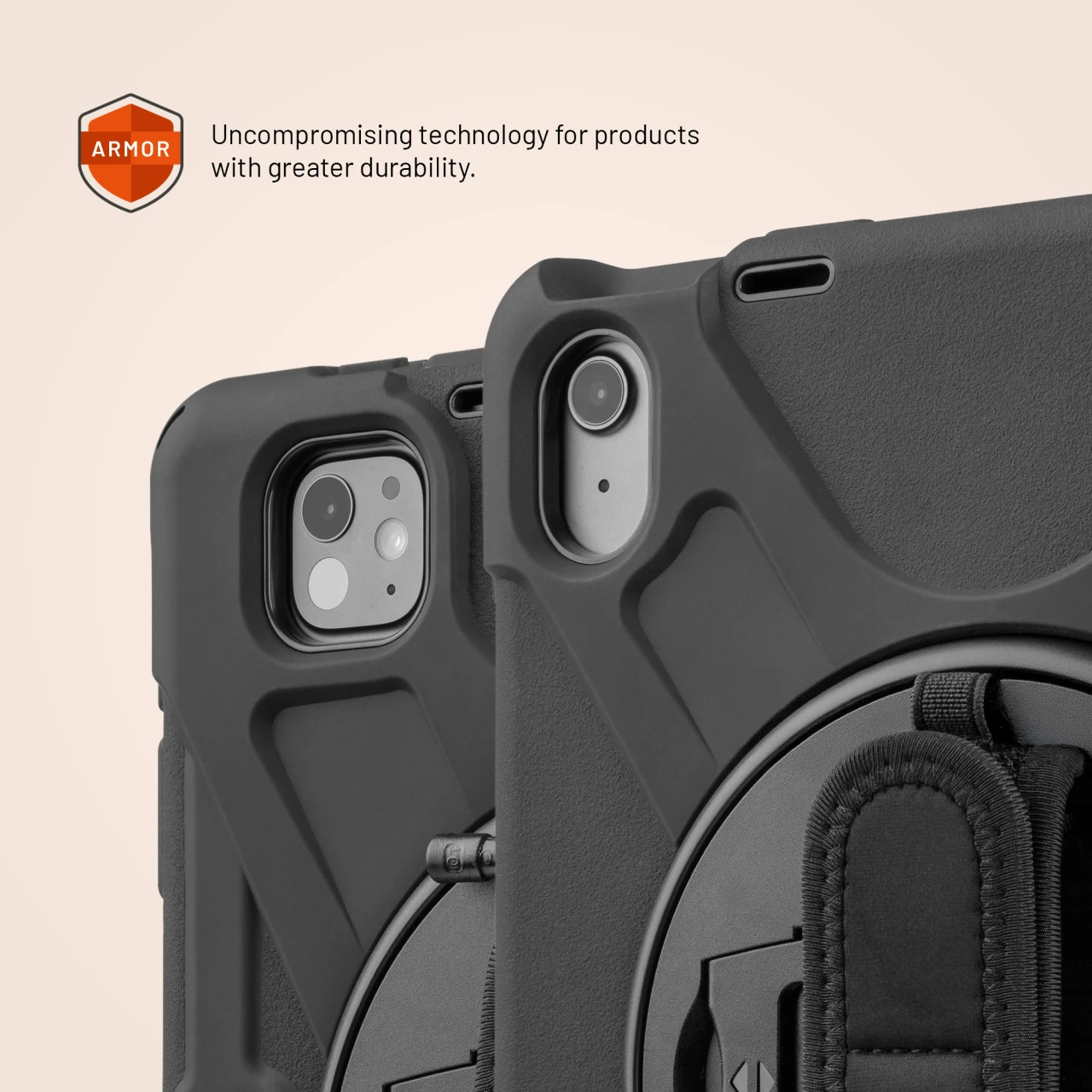 Odolné pouzdro se stojánkem FIXED Rugged Tab Case pro Samsung Galaxy Tab A11, černá