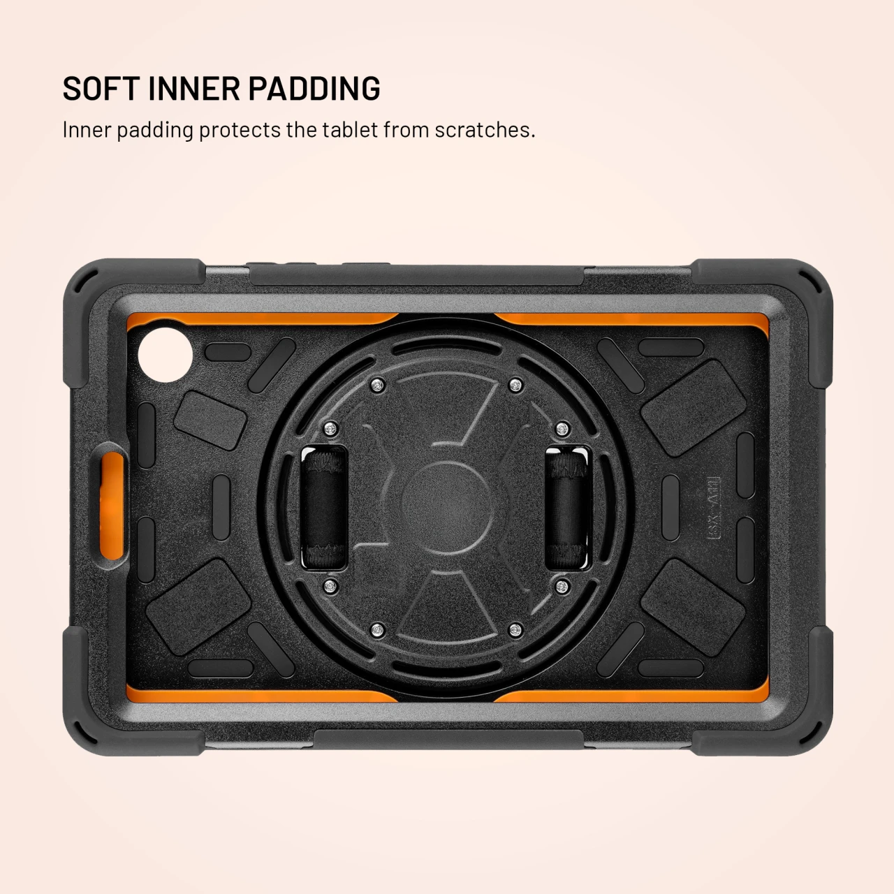 Odolné pouzdro se stojánkem FIXED Rugged Tab Case pro Samsung Galaxy Tab A11, černá