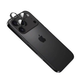 Ochranná skla čoček fotoaparátů FIXED Armor Camera Glass pro Apple iPhone 17 Pro/Pro Max, černá