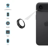 Ochranná skla čoček fotoaparátů FIXED Armor Camera Glass pro Apple iPhone Air, černá