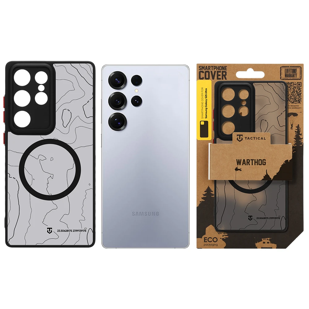 Tactical MagForce Warthog Kryt pro Samsung Galaxy S25 Ultra Asphalt
