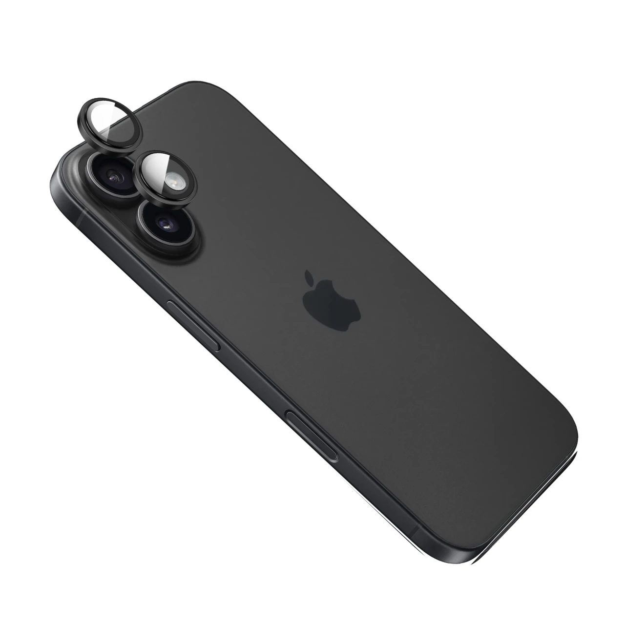 Ochranná skla čoček fotoaparátů FIXED Armor Camera Glass pro Apple iPhone 17, černá