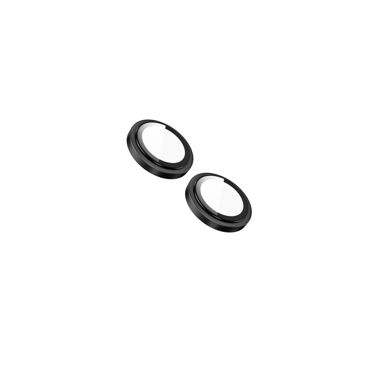 Ochranná skla čoček fotoaparátů FIXED Armor Camera Glass pro Apple iPhone 17, černá