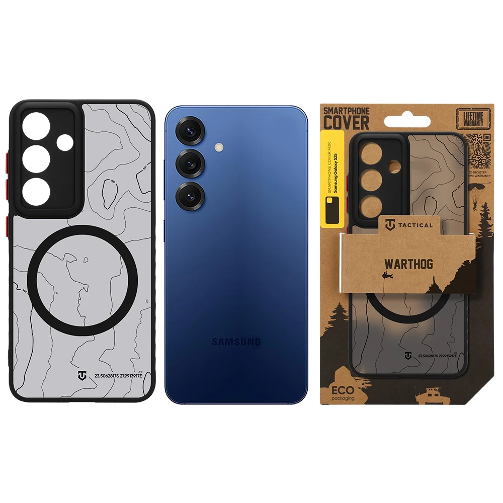 Tactical MagForce Warthog Kryt pro Samsung Galaxy S25 Asphalt