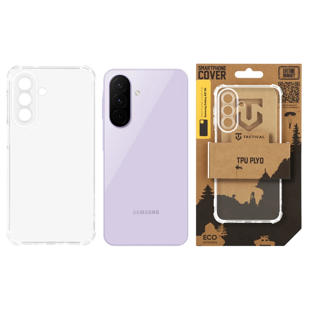 Tactical TPU Plyo Kryt pro Samsung Galaxy A27 5G Transparent 