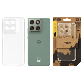Zadní kryt Tactical TPU Plyo pro Motorola Edge 70 Fusion, transparentní