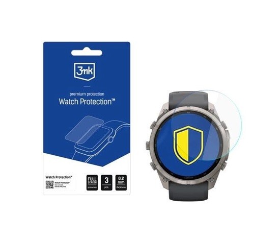 Hybridní sklo 3mk Watch Protection FlexibleGlass pro Garmin Fenix 9 47mm (3ks)