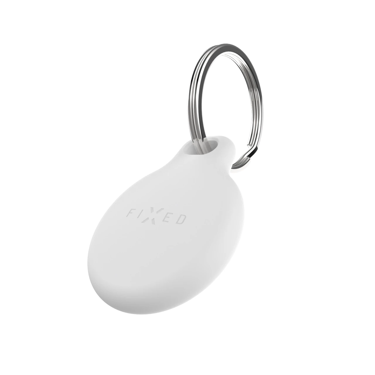Silikonové pouzdro FIXED Silky pro Apple AirTag 4ks, 2x černé + 2x bílá