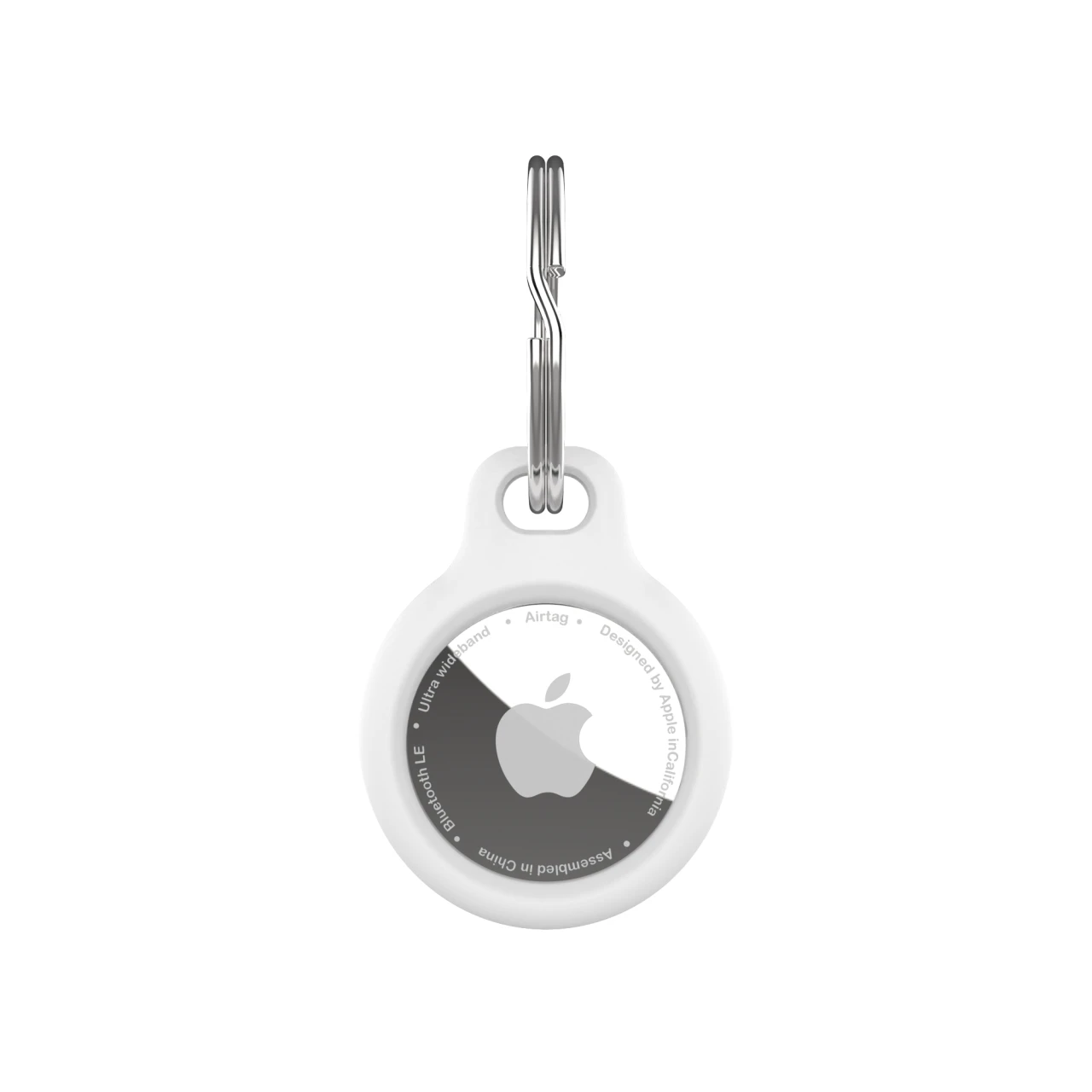 Silikonové pouzdro FIXED Silky pro Apple AirTag, bílá