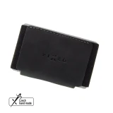 Kožená peněženka FIXED Tiny Wallet z pravé hovězí kůže, černá
