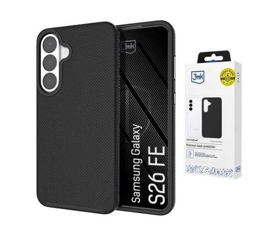 Zadní 3mk ochranný kryt Fortis MagCase pro Samsung Galaxy S26 FE, černá
