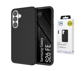 Zadní 3mk ochranný kryt Fortis MagCase pro Samsung Galaxy S26 FE, černá