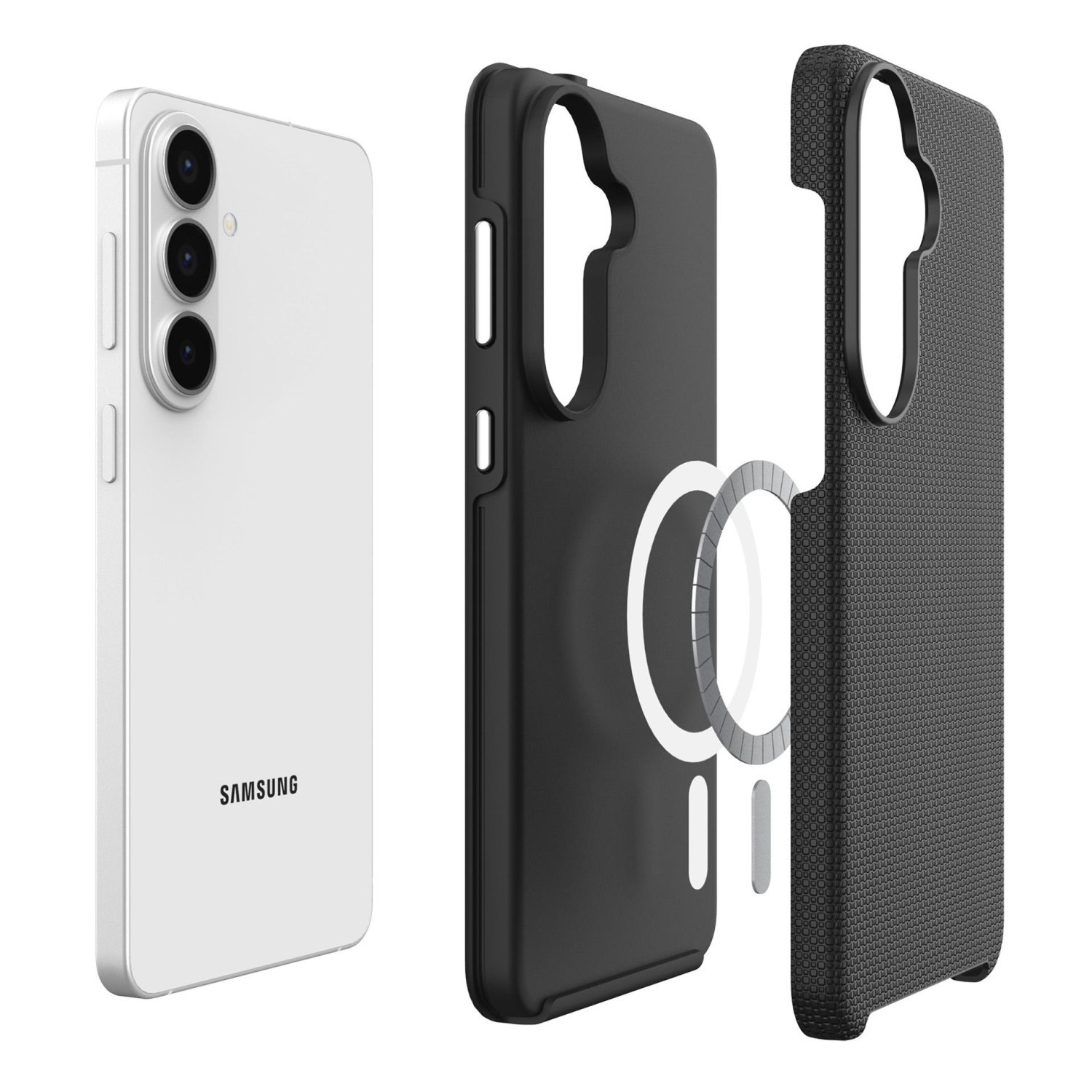 Zadní 3mk ochranný kryt Fortis MagCase pro Samsung Galaxy S26 FE, černá