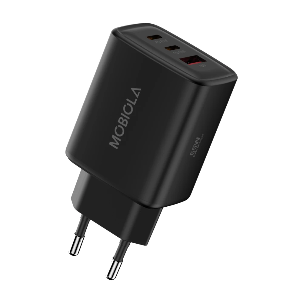 Nabíjecí adaptér MOBIOLA 65W (2× USB-C+USB-A)