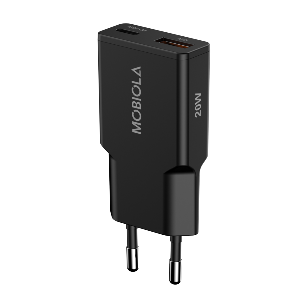 Nabíjecí adaptér MOBIOLA 20W (USB-A+USB-C)