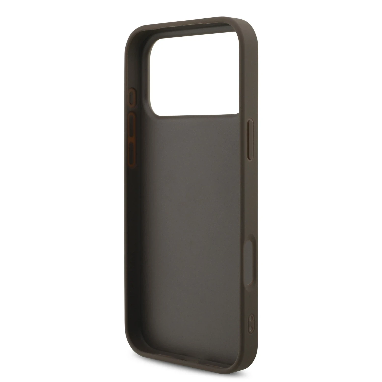 Zadní kryt Guess PU 4G Metal Logo pro Samsung Galaxy S26 FE, hnědá