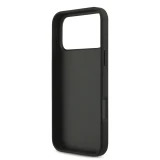 Zadní kryt Guess PU 4G Metal Logo pro Samsung Galaxy S26 FE, černá