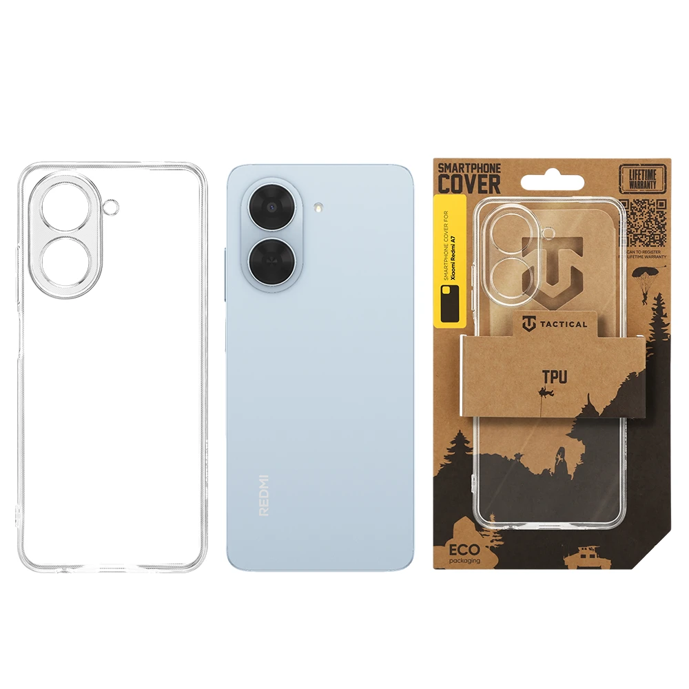 Tactical TPU Kryt pro Xiaomi Redmi A7 Transparent