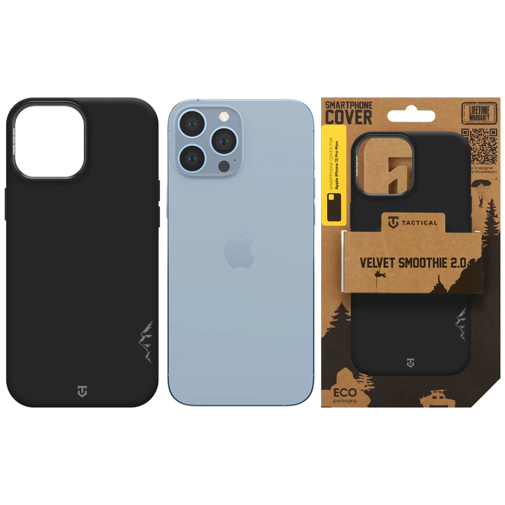 Tactical MagForce Velvet Smoothie 2.0 Kryt pro Apple iPhone 13 Pro Max Asphalt