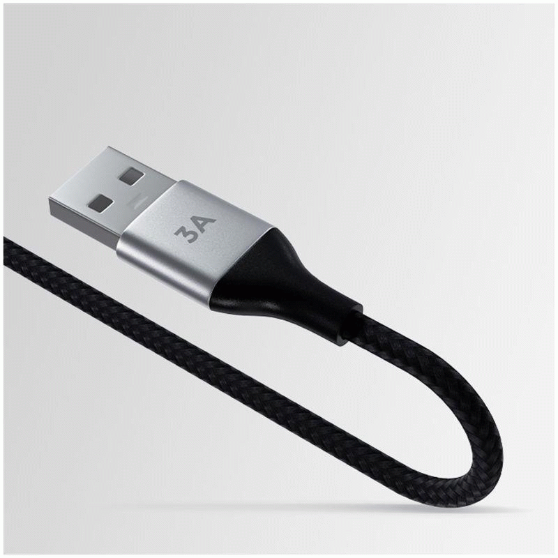 Kabel Allity AUC-01 USB/USB-C 1m 60W, černá