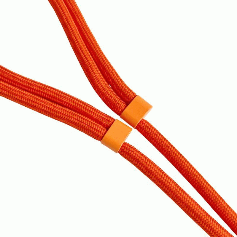 Popruh na krk Etteri s nastavitelnou délkou pro telefony se zadním krytem, oranžová