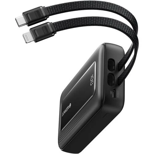 Powerbanka Anker Zolo 10000mAh, 35W s kabelem USB-C/Lightning, černá