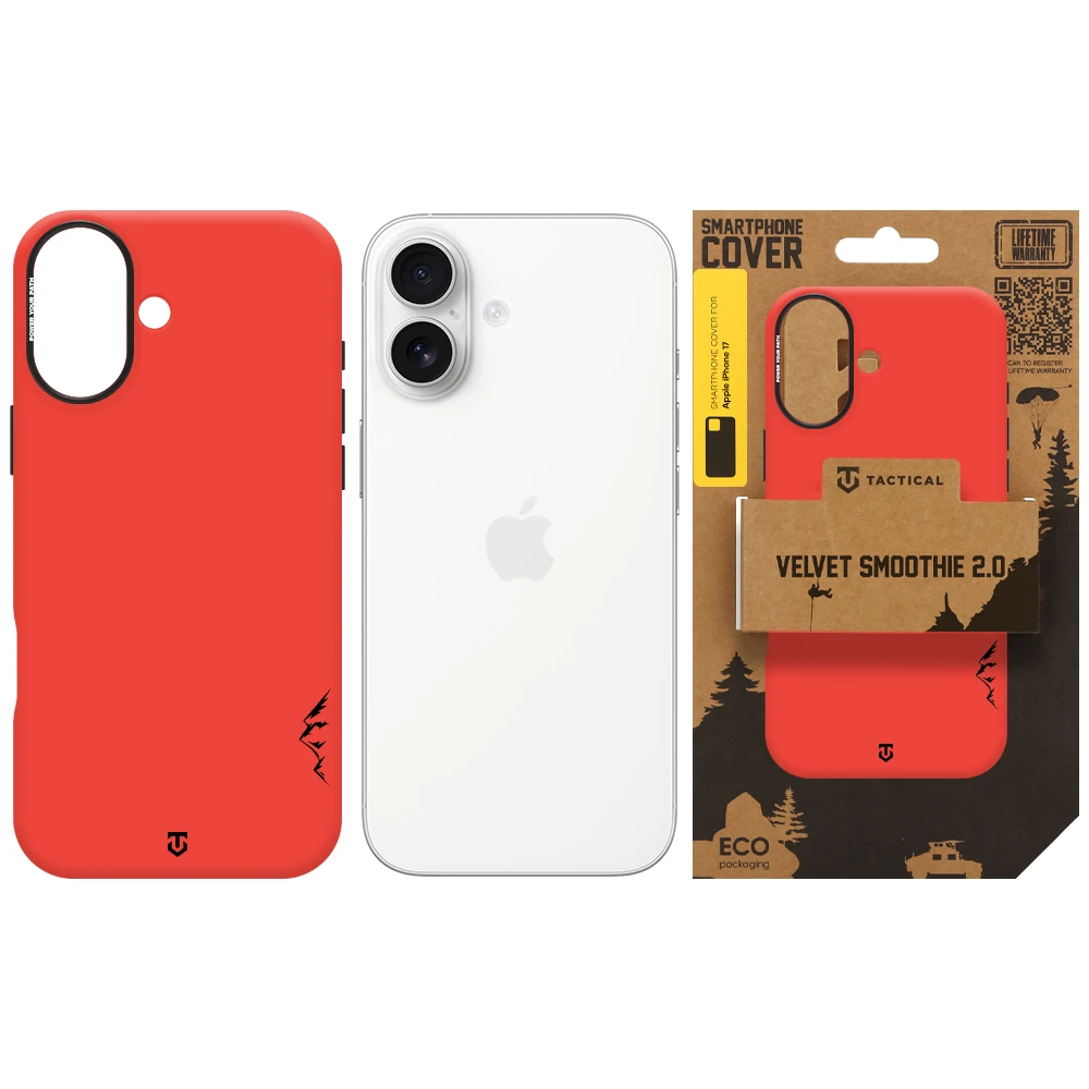 Tactical MagForce Velvet Smoothie 2.0 Kryt pro Apple iPhone 17 Chilli