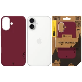 Zadní kryt Tactical MagForce Velvet Smoothie 2.0 pro Apple iPhone 17, burgundy
