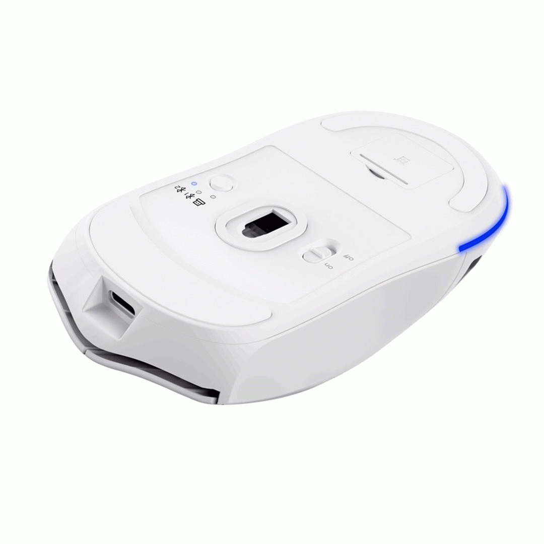 TRUST GXT932W VOLYX DUAL WIRLS MOUSE WHT