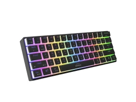 Genesis herní klávesnice THOR 660 G2/Gateron Brown USB+BT US layout, černá