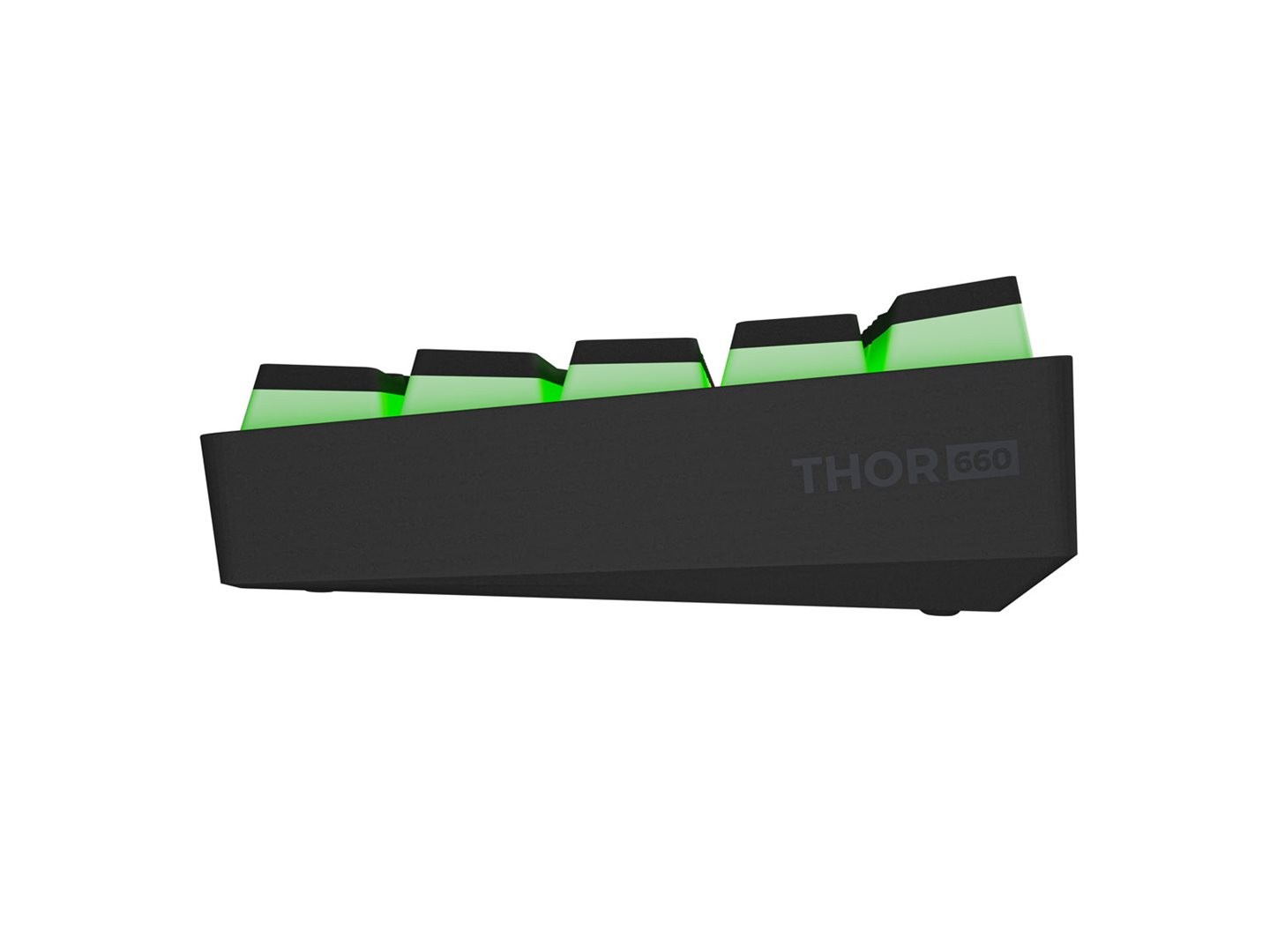 Genesis herní klávesnice THOR 660 G2/Gateron Brown USB+BT US layout, černá