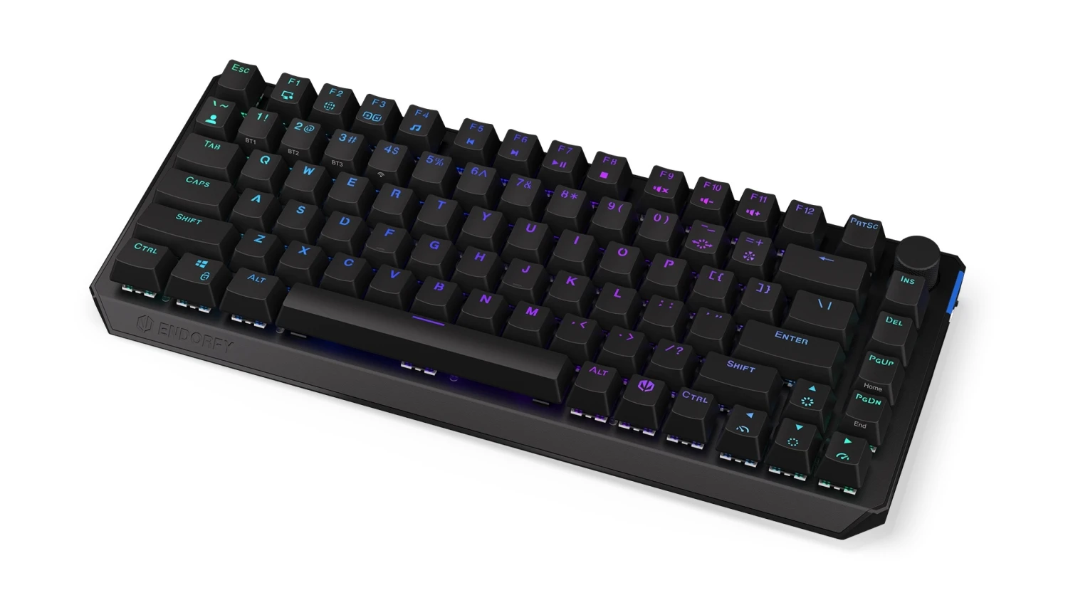 Endorfy Thock 75% Red, Drátové, Bezdrátové, US layout, černá