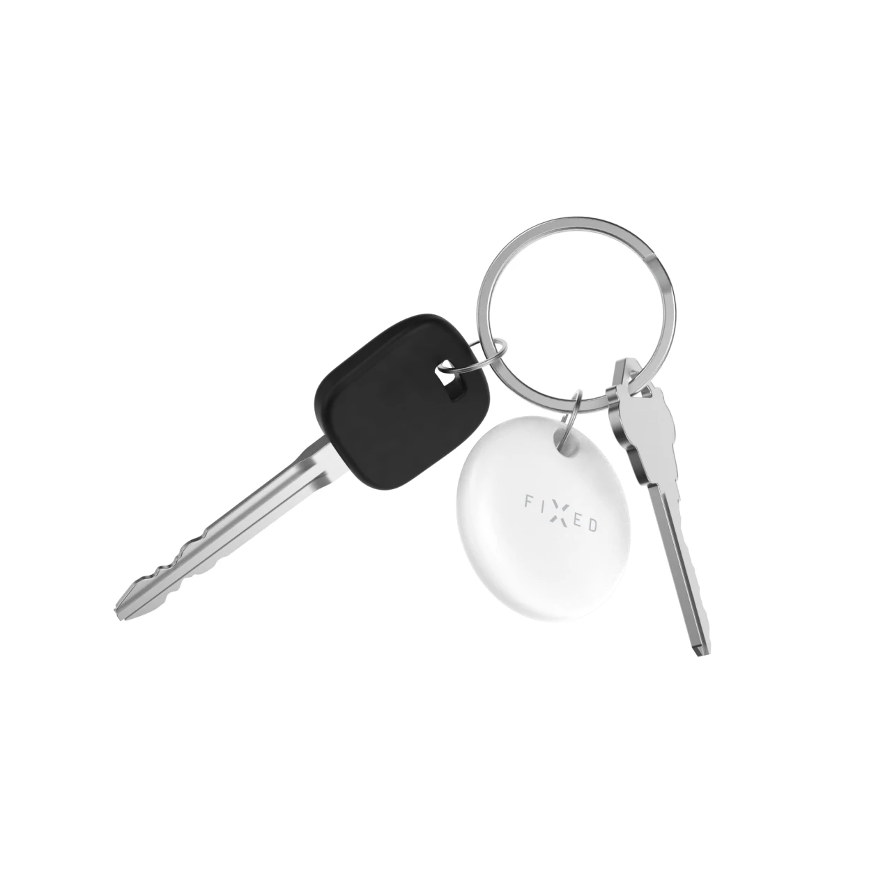 Smart tracker FIXED Tag Dual s podporou Find My a Find Hub, bílá