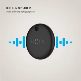 Smart tracker FIXED Tag Dual s podporou Find My a Find Hub, černá