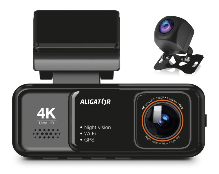 Aligator A8 přední, zadní, GPS 4K