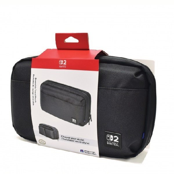 HORI Nintendo Switch 2 Reversible Travel Pouch černá