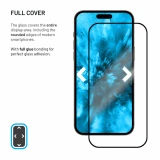 Tvrzené sklo FIXED Full-Cover 2ks s anti-dust aplikátorem pro Xiaomi Redmi A7 Pro, černá
