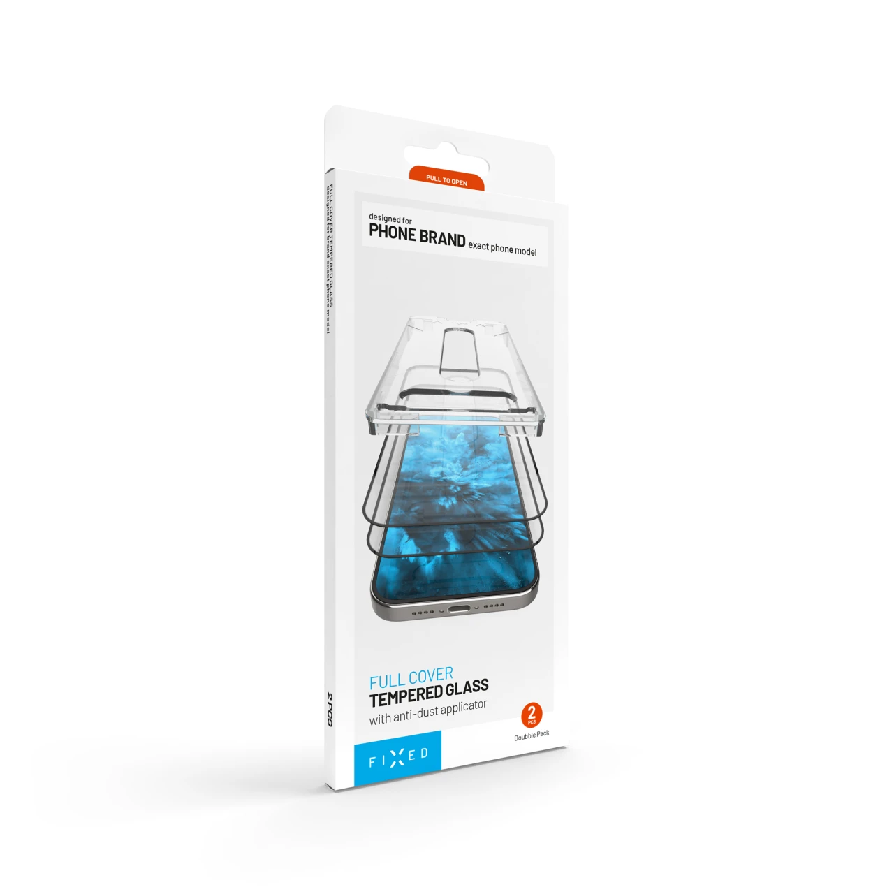 Tvrzené sklo FIXED Full-Cover 2ks s anti-dust aplikátorem pro Xiaomi 17T Pro 5G, černá