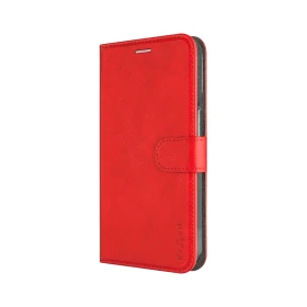Flipové pouzdro FIXED Opus pro Samsung Galaxy A18, červená
