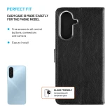 Flipové pouzdro FIXED Opus pro Samsung Galaxy A18, černá