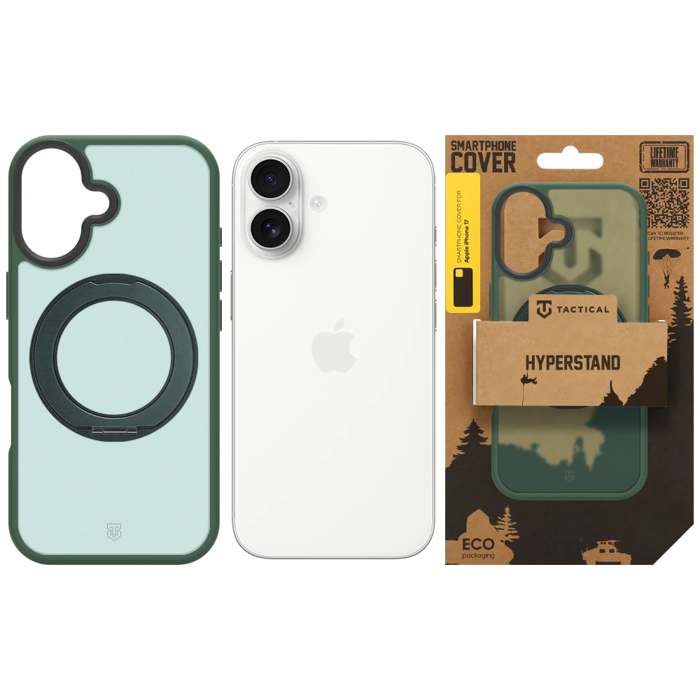 Tactical MagForce Hyperstand Kryt pro Apple iPhone 17 Forest Green