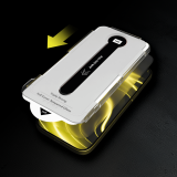 Sklo Hammer Glass Xpress Protect pro Apple iPhone 18 Pro/17 Pro s instalačním rámečkem