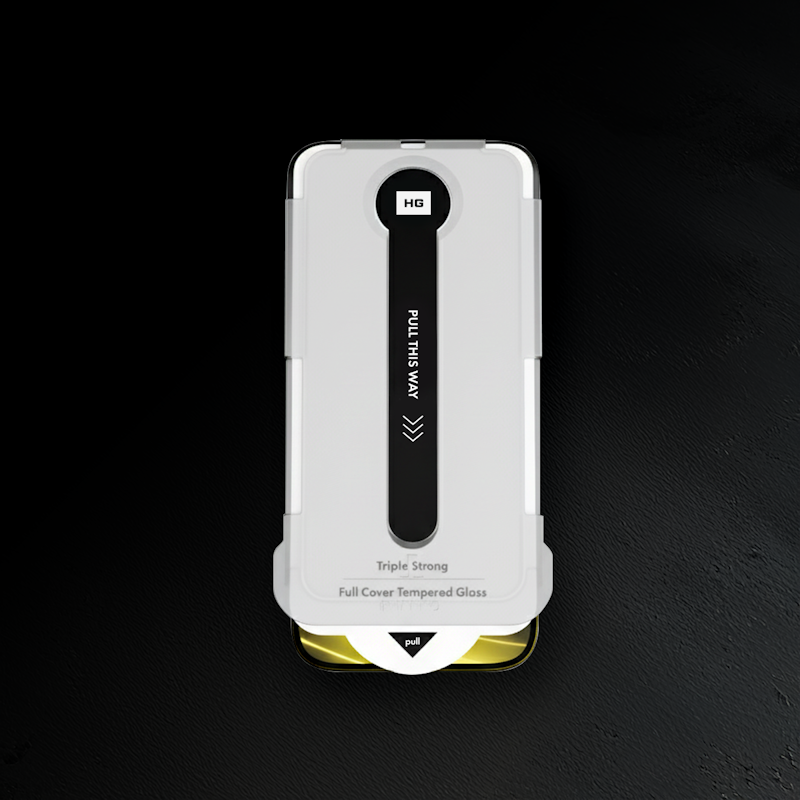 Sklo Hammer Glass Xpress Protect pro Apple iPhone 18 Pro/17 Pro s instalačním rámečkem