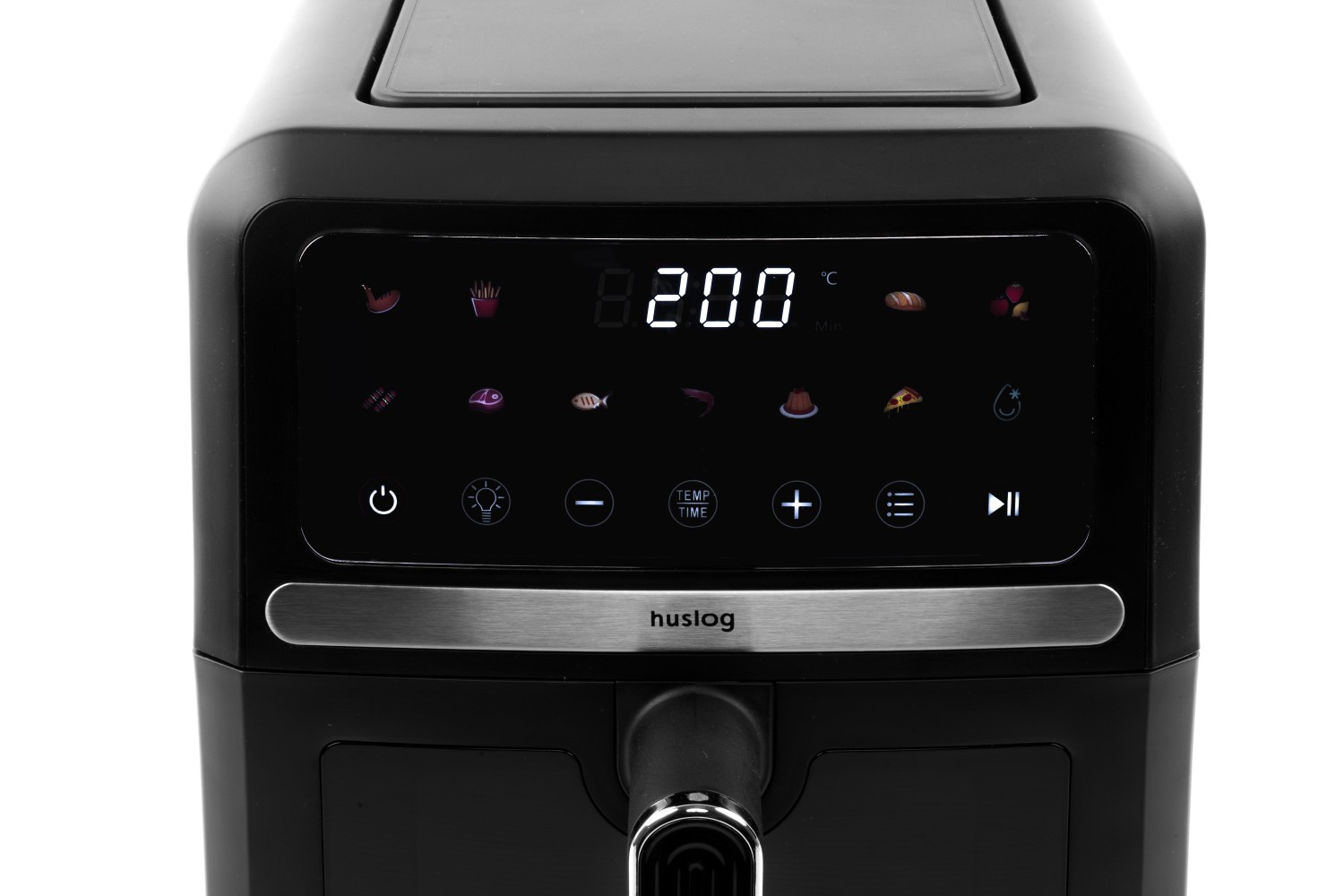 Horkovzdušná fritéza Huslog 1500W, objem 5l, černá