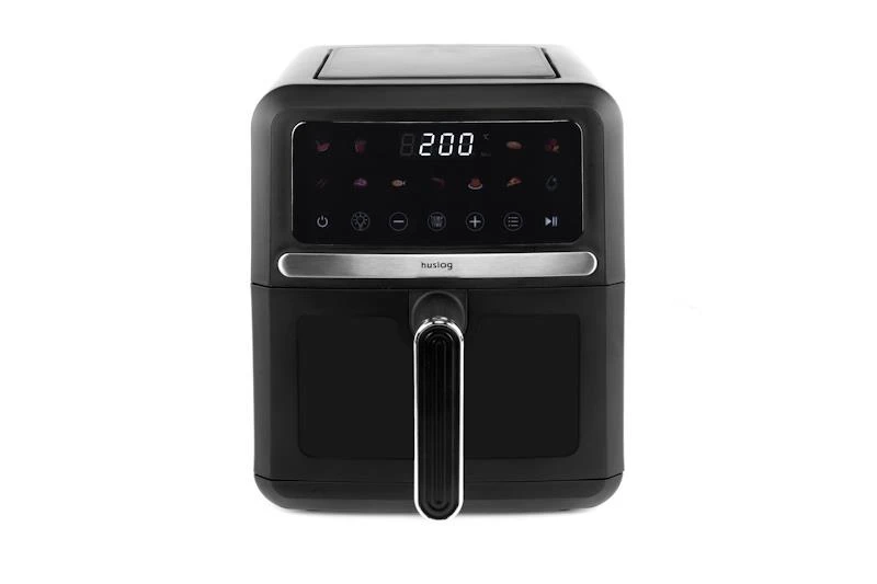 Horkovzdušná fritéza Huslog 1500W, objem 5l, černá