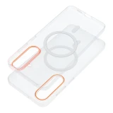 Case for Xiaomi Redmi 17 4G / 5G Go Orange compatible with MagSafe transparent